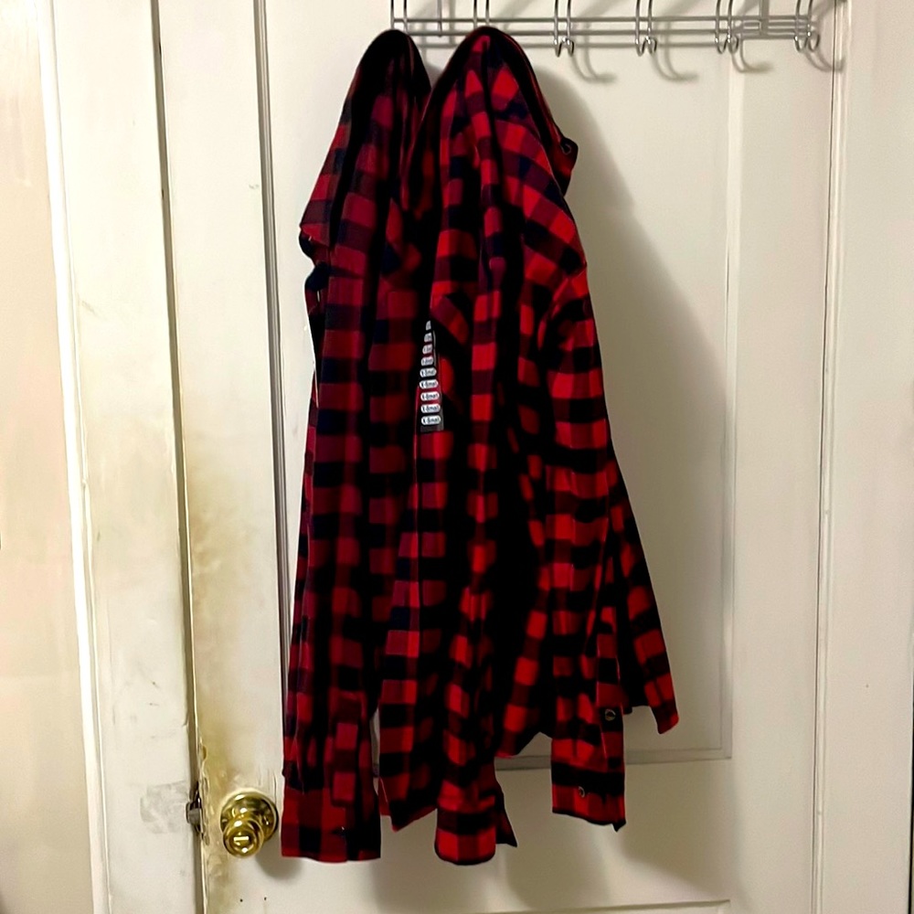 New unused flannels Uniqlo and Vermont Flannel Co